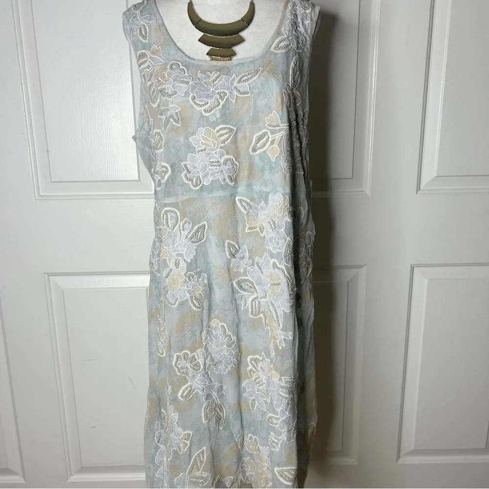 New Sundance Moonshadow Embroidered Bead Dress (size large) - Picture 3 of 12